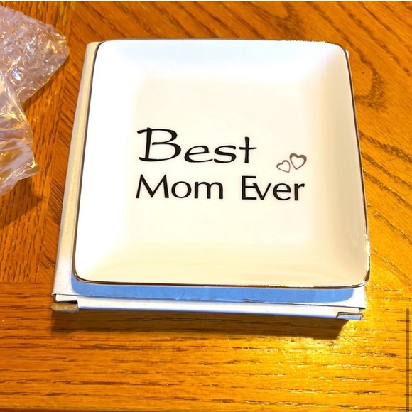 NEW! Best Mom Ever Ceramic Jewelry Decorative Trinket - Picture 6 of 6